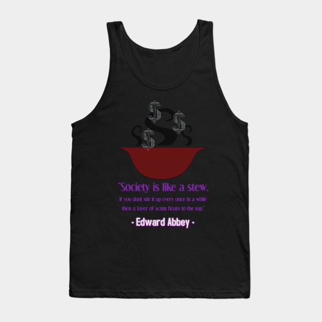 Society Stew Tank Top by SardyHouse